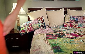 Teen with shaved pussy fucking