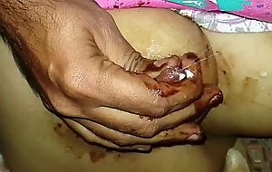 Chocolate Spread Boobs Tits Nipples Milk 01