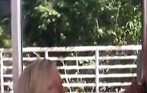 Blonde waiting to be fucked in her chalet