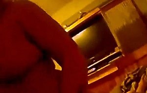 Awesome blonde milf sucking cock