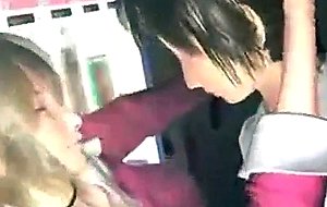 Hot anime babe sucking cock while titfucked