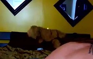 Cute webcam teen gets vibrator and fin