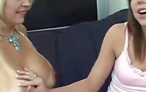 Teen and busty milf