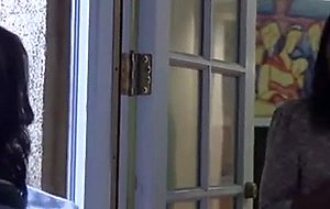 Black and white lesbians licking clitorises to orgasms