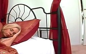 Big tits blonde takes black cock and facial 