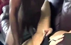 White cuckold eats black cum