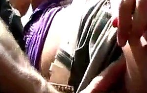 Outdoor fucking with young busty girl