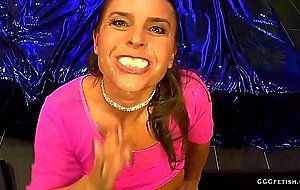 Sexy susi shows anal riding cums and cum swallows