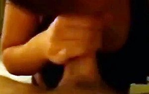 Brunette amateur bj cum in mouth 