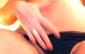 Busty honey babe webcam tease and toy bj