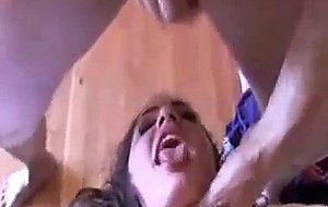 A young adventurous housewife in bondage