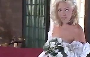 Gold digging bride gets d.p. 