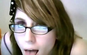 Hot teen ts shows off on cam