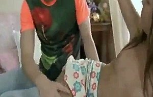 Teen asshole is gaped