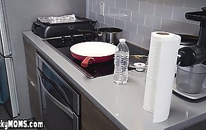 MILF stepmom taking care stepsons home and his big dick