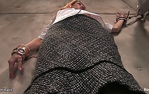 Doctor fucks bound patient with machine