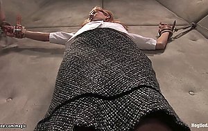 Doctor fucks bound patient with machine