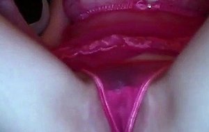 Finger fucking my pussy with my pants