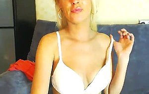 Cute Blonde Masturbating her Cunt
