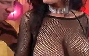 Lisa ann fucked with her lingerie on