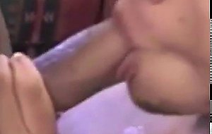Ebony amateur couple bareback