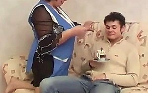 Bbw russian mom and young guy