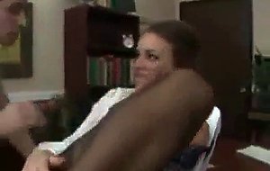 Busty office slut