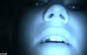 An unfaithful wife caught on cam during orgasm