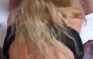 Amateur blonde girlfriend homemade bj and fuck with facial cumshot