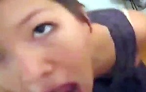 Amateur girl homemade 12428 asian student knows how to suck cock