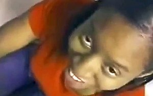 Ebony amateur loves to suck 