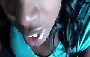 Ebony facial queen