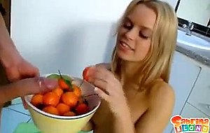 Massive schlong inside Sabrina's unexplored and tight ass