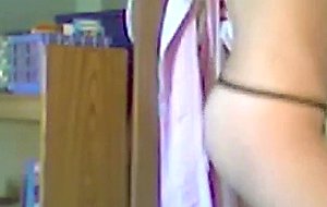 Teen strip dance and masturbate