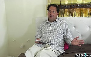 Ebony teen stepdaughter Amilian Kush shows her appreciation to her stepdad