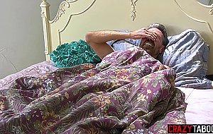 Wet big ass Latina stepdaughter Vanessa Sky stroked stepdads big stick