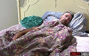 Wet big ass Latina stepdaughter Vanessa Sky stroked stepdads big stick