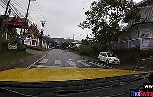 After rainy day European friend fucked wet pussy and pleased hot Asian teen