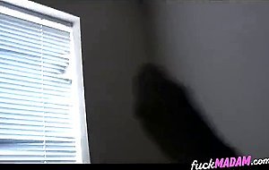 Hot Girl in stockings gets a fucking and facial