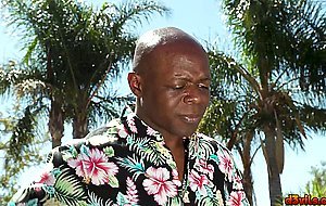 The sun is shining and Adira Allure gets anal fucked by Will Tiles big black cock