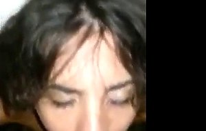 Amateur Italian deepthroat and facial