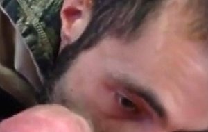 Friend blows me and I cum in his mouth