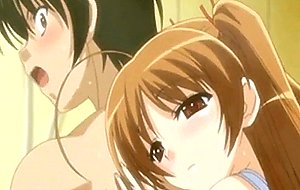 Busty hentai coed honey fucking wetpussy