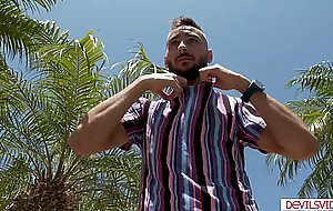 Guy pussy licking and fucking his blonde teen lesbian friend