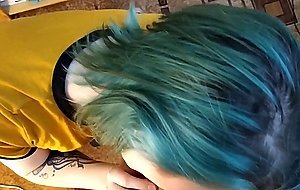 This stunning freaky teen will blow off not only your cock but mind too