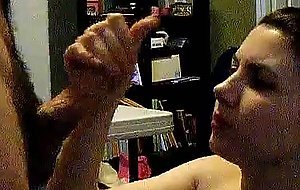 Tripod Blowjob and Facial