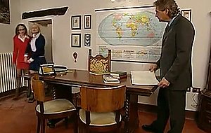Teacher fucks mom and schoolgirl