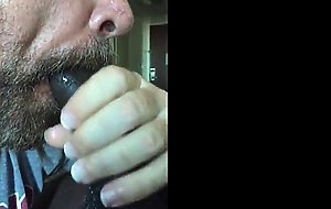 Taking Cock at the hotel.