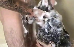 Hairjob , Long hair , Hair , Wet hair , Soapy hair