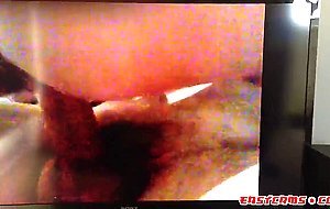 Japanese gf rides white dick